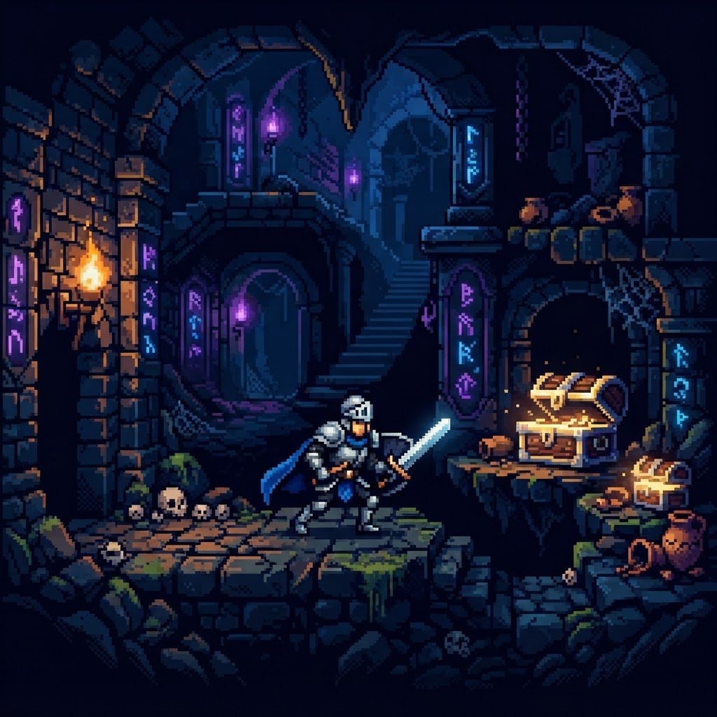 Dungeon Bytes key art