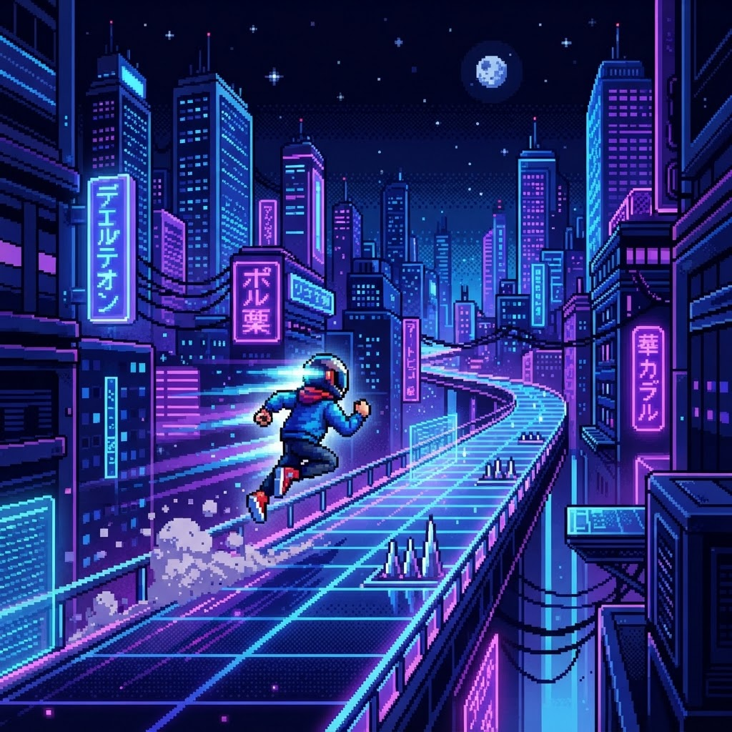 Neon Runner key art