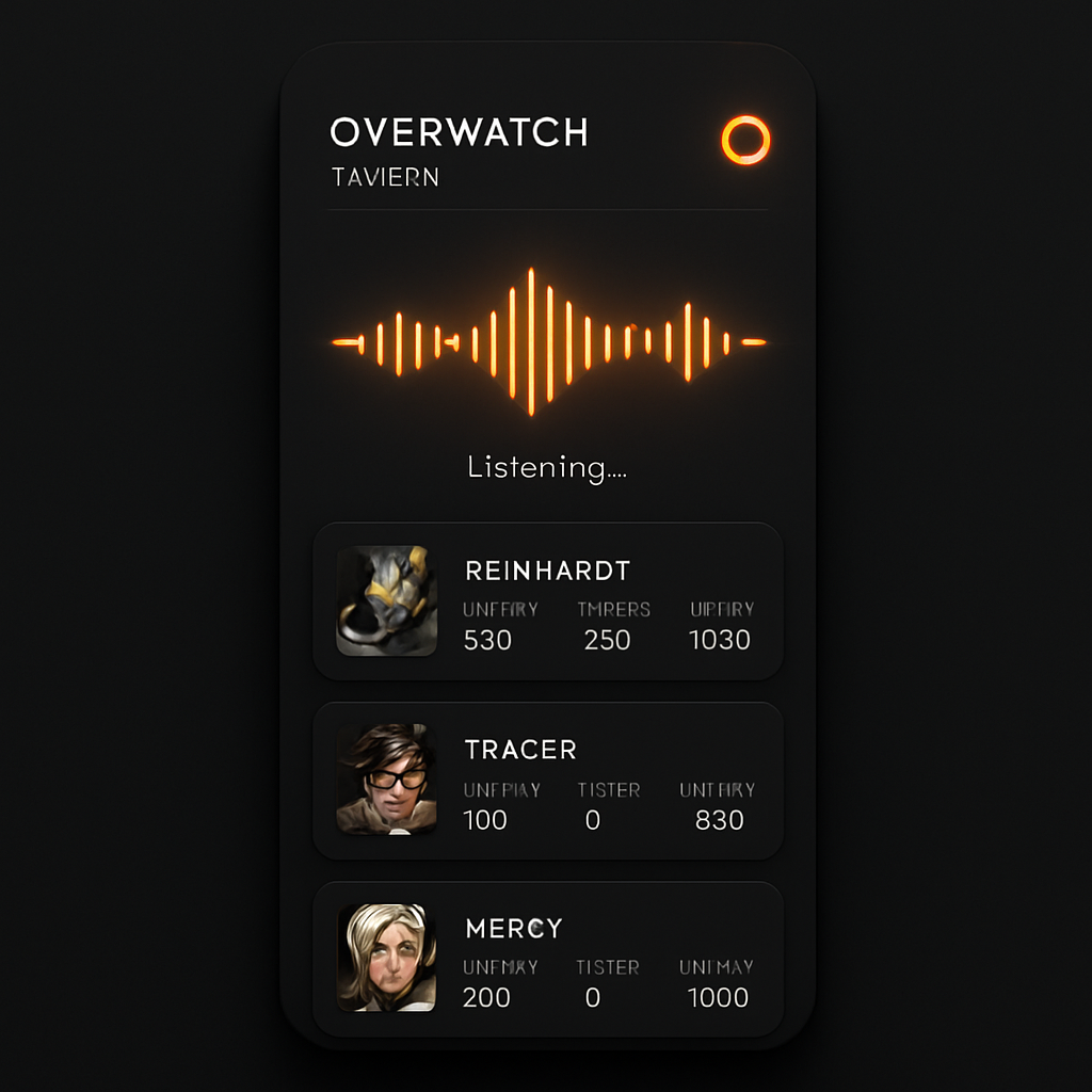 Overwatch Alexa AI Skill preview